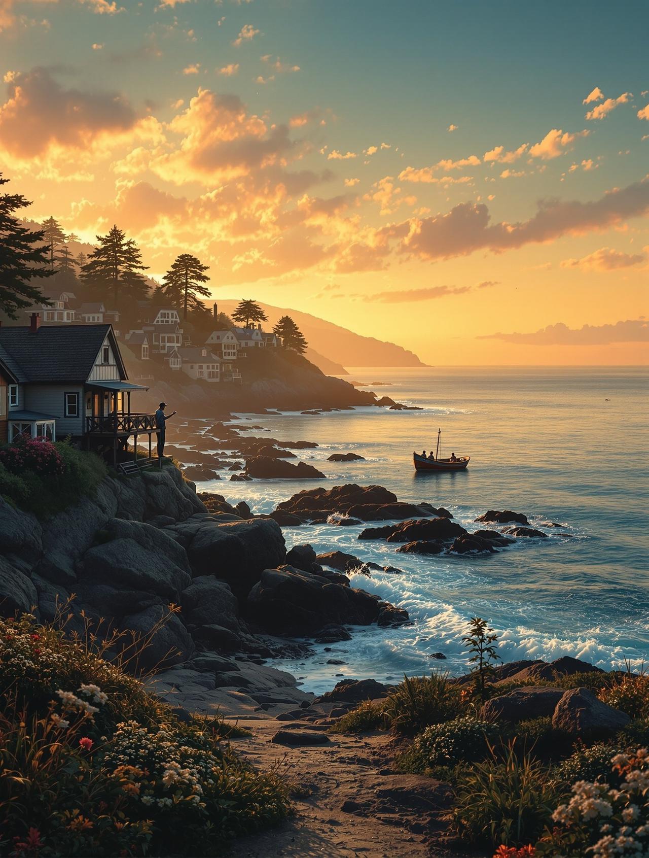 射射影院影视作品渔村往事高清海报